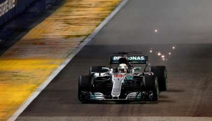 GP de Singapour: Hamilton (Mercedes) s'impose et prend le large en tête du championnat