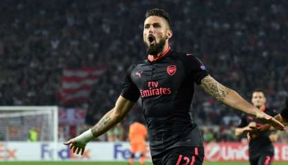 Fifa: le Prix Puskas 2017 du plus beau but attribué au Français Olivier Giroud