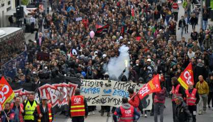 Fonctionnaires: 400.000 manifestants dans toute la France, selon la CGT