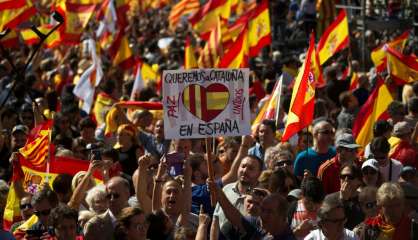 Catalogne: la semaine qui a troublé une famille non indépendantiste de Barcelone