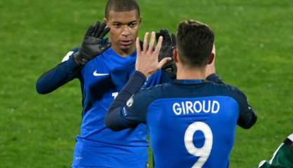 Mondial-2018: la France avec Giroud titulaire, et Mbappé remplaçant