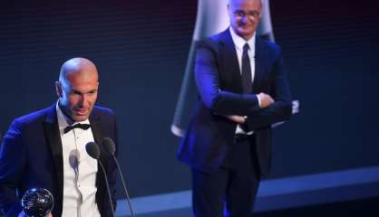 Prix Fifa: Zinédine Zidane sacré meilleur entraîneur de l'année 2017