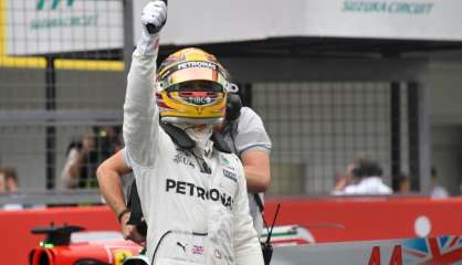 GP du Japon: Hamilton (Mercedes) en pole-position devant Vettel (Ferrari)