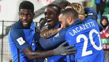 Mondial-2018: la France mène 1-0 à la mi-temps du match contre la Bulgarie