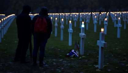 11 novembre: les tombes de 3.500 soldats américains illuminées dans la Meuse