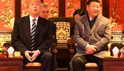 Trump poursuit en Chine sa croisade contre la Corée du Nord