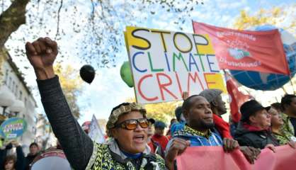 Avant la COP climat, une manifestation pour plus d'action contre le réchauffement