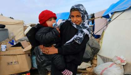 En Syrie, des survivants de la guerre à la merci du froid