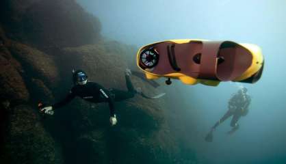 Un drone de plongée sous-marine pour filmer comme le commandant Cousteau