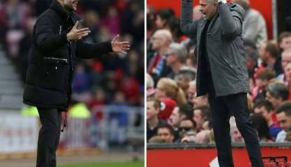 Manchetser United-Manchester City: Mourinho contre Guardiola, les 