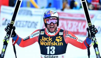 Ski: victoire du Norvégien Svindal en descente à Val Gardena