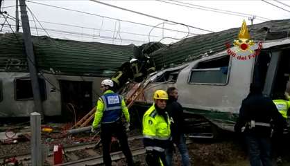 Italie: deux morts dans le déraillement d'un train près de Milan