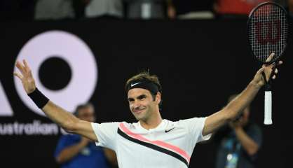 Open d'Australie: Roger Federer qualifié pour les demi-finales