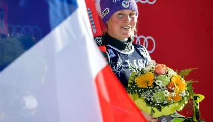 Ski: Tessa Worley regoûte à la victoire en géant juste avant les Jeux