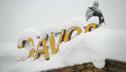 A Davos, abondance de neige et d'optimisme pour l'élite mondiale