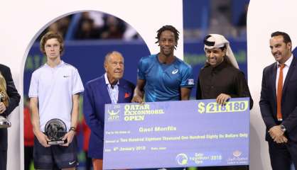 Tennis: victoire et 7e titre pour Gaël Monfils à Doha