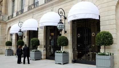 Vol à main armée au Ritz à Paris, trois personnes interpellées