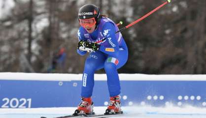 Ski: nouvelle victoire de l'Italienne Goggia en descente à Cortina