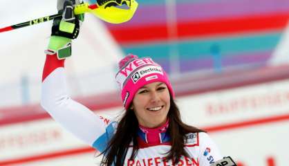 Ski: Holdener apprécie Lenzerheide et se place pour les Jeux