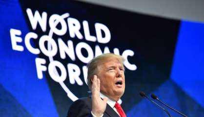 A Davos, Trump promet au monde 