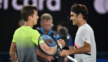 Open d'Australie: Roger Federer en toute décontraction