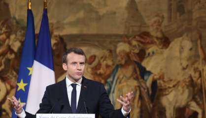 Macron déroule sa feuille de route diplomatique pour 2018