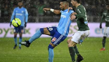 Marseille, tenu en échec à Saint-Etienne 2-2, reste 2e de L1 derrière le PSG