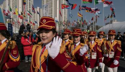 JO-2018: danse et chants au Sud, parade militaire au Nord, et les Jeux commencent