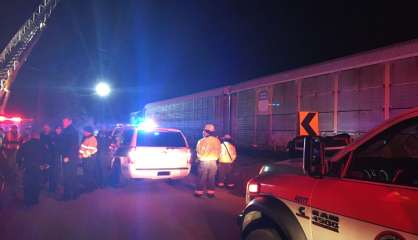 Etats-Unis: deux morts dans une collision entre deux trains en Caroline du Sud