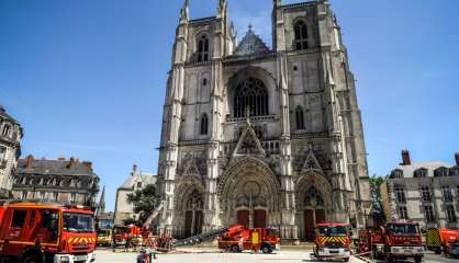 Incendie dans la cathédrale de Nantes: un bénévole du diocèse en garde à vue