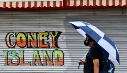 Coney Island, plage populaire de New York, fait grise mine avec la pandémie