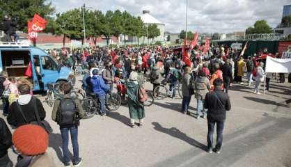 Manifestation à Rouen pour le premier anniversaire de l'incendie de l'usine Lubrizol