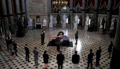 Derniers hommages solennels à Ruth Bader Ginsburg au Capitole à Washington