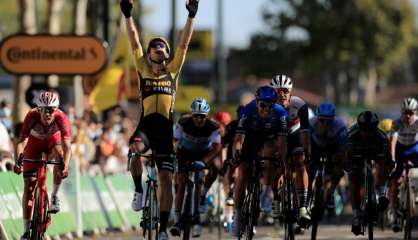 Tour de France: Van Aert le plus fort d'une étape-piège