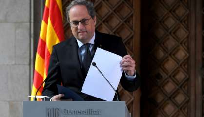 Espagne: la justice confirme l'inéligibilité du président régional catalan