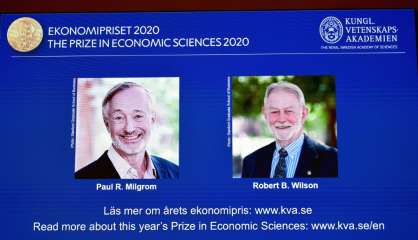 Le Nobel d'économie aux Américains Paul Milgrom et Robert Wilson, experts des enchères