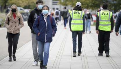 Sur le campus de Strasbourg, des 