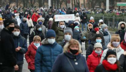 Bélarus: l'opposition à nouveau dans la rue, plus de 300 arrestations