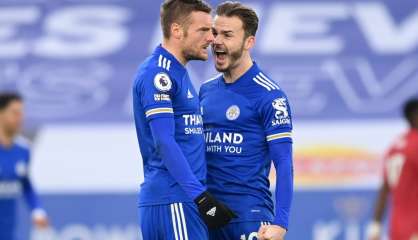 Angleterre: Leicester repousse les assauts de Manchester United