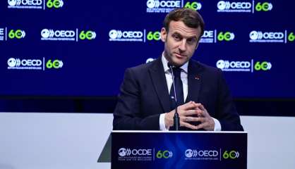 A l'OCDE, Macron plaide pour la science et la coopération contre le complotisme