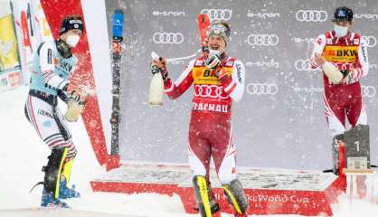 Ski alpin: Noël, 2e à Flachau, lance enfin sa saison