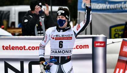 Ski alpin: Clément Noël signe sa première victoire depuis un an dans le slalom de Chamonix