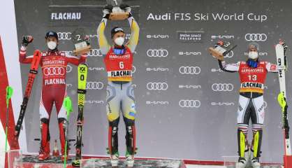 Ski alpin: Foss-Solevaag vainqueur à Flachau, belle opération pour Pinturault 3e