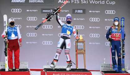 Ski alpin: première victoire en Coupe du monde depuis plus de 2 ans pour Worley à Kronplatz