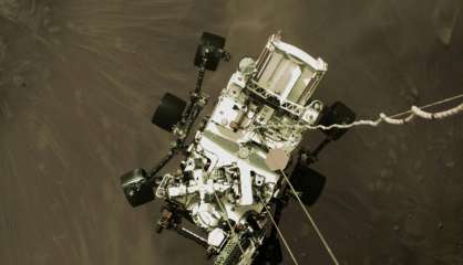 Spectaculaires images de l'atterrissage de Perseverance sur Mars