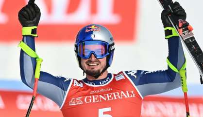 Ski alpin: l'Italien Paris s'offre la dernière descente avant les Mondiaux