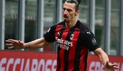 Italie: Ibrahimovic marque ses 500e et 501e buts en club avec Milan contre Crotone