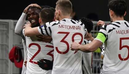 Ligue Europa: Manchester United se qualifie à Milan, le Dinamo Zagreb sort Tottenham