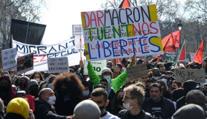 Plusieurs milliers de personnes dans la rue  contre le racisme et les violences policières