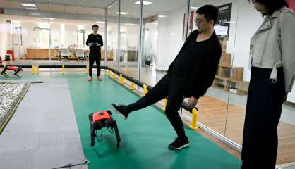 Un robochien chinois qui court plus vite que son ombre